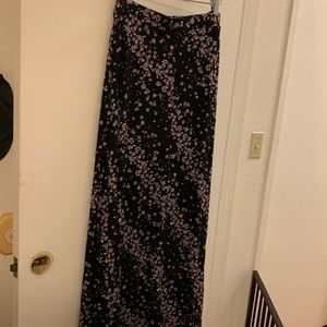 Floral maxi skirt